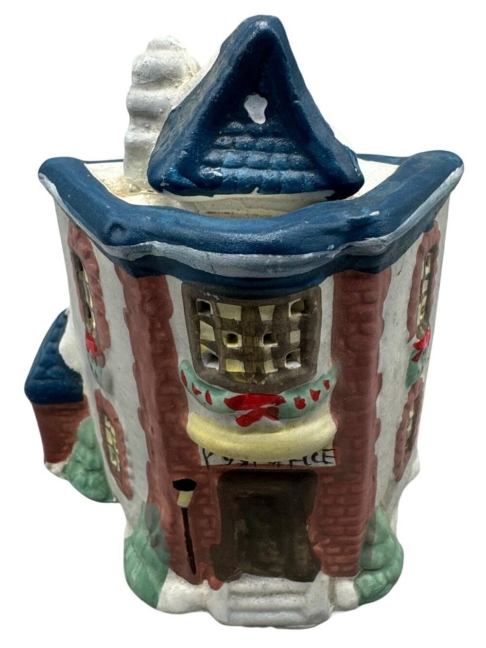 Noma Dickensville Collectibles Ceramic Post Office Christmas Village Decor READ